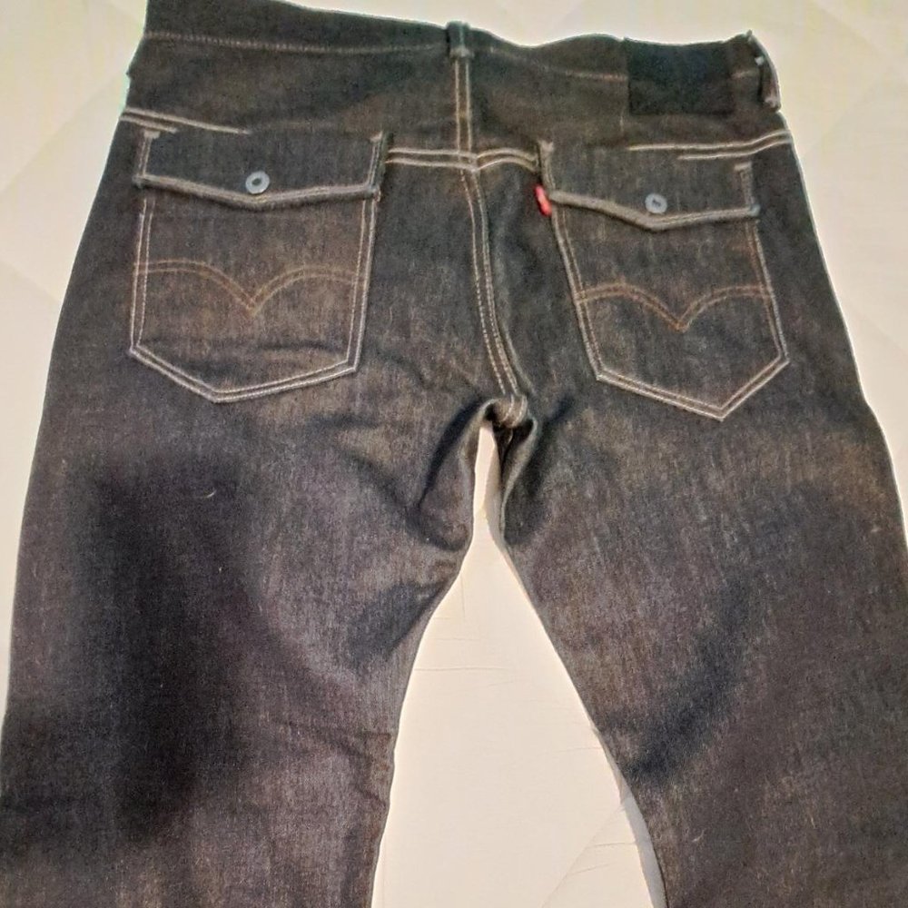Levi Jean Back Pocket Snap Navy Limited Edition